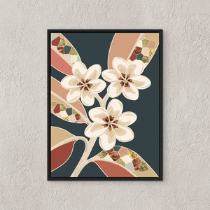 Frangipanis No.1 - Wild Tesserae | Canvas Print