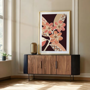 Frangipanis No.1 - Terracotta Reverie | Fine Art Paper Print