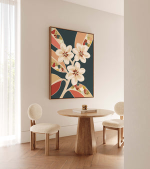Frangipanis No.1 - Wild Tesserae | Canvas Print