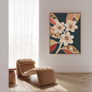 Frangipanis No.1 - Wild Tesserae | Canvas Print