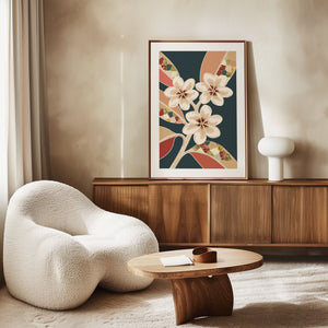 Frangipanis No.1 - Wild Tesserae | Fine Art Paper Print