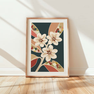 Frangipanis No.1 - Wild Tesserae | Fine Art Paper Print