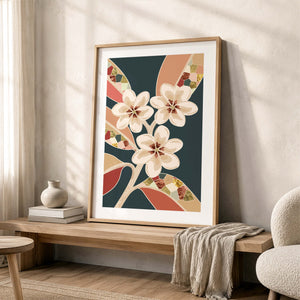 Frangipanis No.1 - Wild Tesserae | Fine Art Paper Print