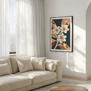 Frangipanis No.1 - Wild Tesserae | Fine Art Paper Print