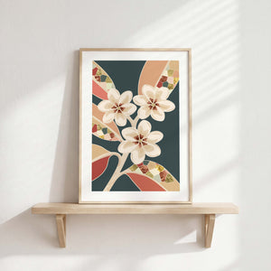 Frangipanis No.1 - Wild Tesserae | Fine Art Paper Print