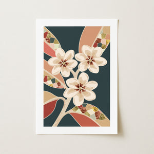Frangipanis No.1 - Wild Tesserae | Fine Art Paper Print