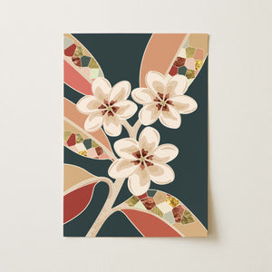 Frangipanis No.1 - Wild Tesserae | Fine Art Paper Print
