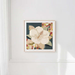 Hibiscus No.1 - Wild Tesserae | Fine Art Paper Print