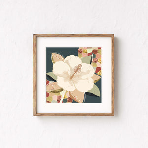 Hibiscus No.1 - Wild Tesserae | Fine Art Paper Print