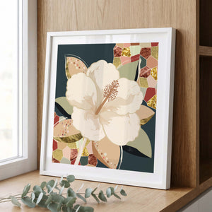 Hibiscus No.1 - Wild Tesserae | Fine Art Paper Print