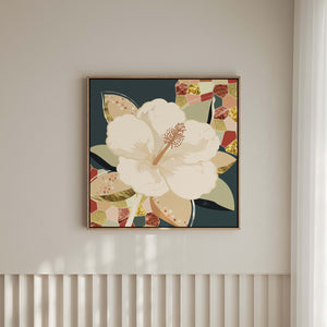 Hibiscus No.1 - Wild Tesserae | Canvas Print