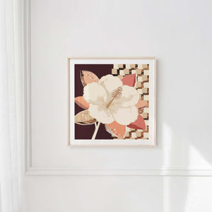 Hibiscus No.1 - Terracotta Reverie | Fine Art Paper