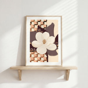 Magnolia No.1 - Terracotta Reverie | Fine Art Paper Print