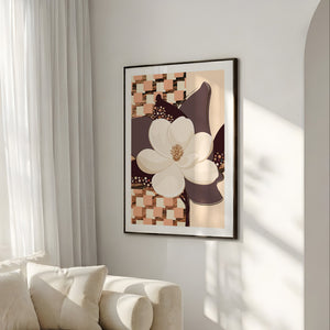 Magnolia No.1 - Terracotta Reverie | Fine Art Paper Print