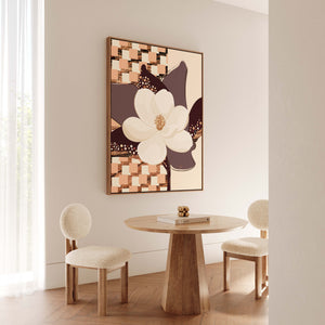Magnolia No.1 - Terracotta Reverie | Canvas Print