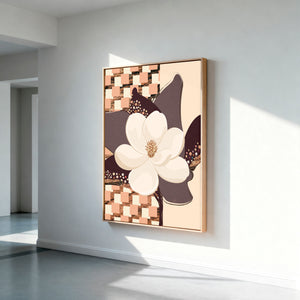 Magnolia No.1 - Terracotta Reverie | Canvas Print