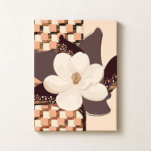 Magnolia No.1 - Terracotta Reverie | Canvas Print