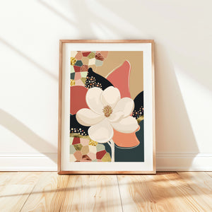 Magnolia No.1 - Wild Tesserae | Fine Art Paper Print