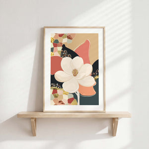 Magnolia No.1 - Wild Tesserae | Fine Art Paper Print