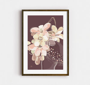 Orange Jasmine No.1 - Jardin de Lumière | Fine Art Paper Print