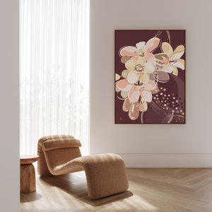 Orange Jasmine No.1 - Jardin de Lumière | Canvas Print