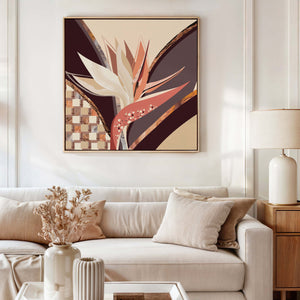 Strelitzia No.1 - Terracotta Reverie | Canvas Print
