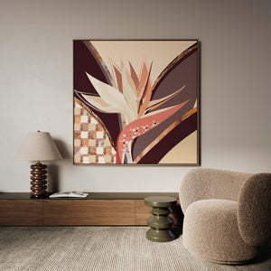Strelitzia No.1 - Terracotta Reverie | Canvas Print