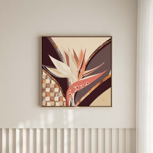 Strelitzia No.1 - Terracotta Reverie | Canvas Print