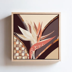 Strelitzia No.1 - Terracotta Reverie | Canvas Print