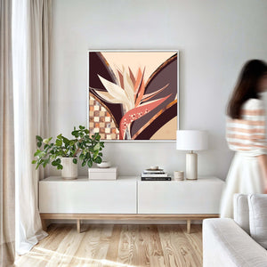 Strelitzia No.1 - Terracotta Reverie | Canvas Print