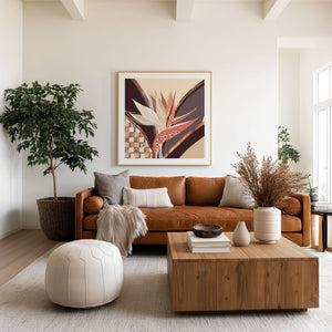 Strelitzia No.1 - Terracotta Reverie | Fine Art Paper Print