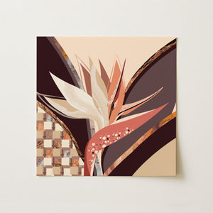 Strelitzia No.1 - Terracotta Reverie | Fine Art Paper Print
