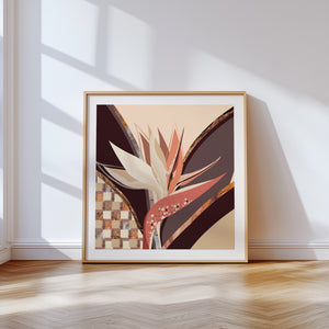 Strelitzia No.1 - Terracotta Reverie | Fine Art Paper Print