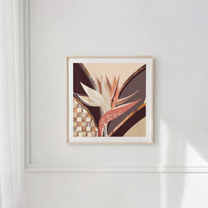 Strelitzia No.1 - Terracotta Reverie | Fine Art Paper Print
