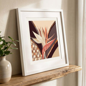 Strelitzia No.1 - Terracotta Reverie | Fine Art Paper Print