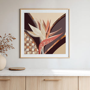 Strelitzia No.1 - Terracotta Reverie | Fine Art Paper Print