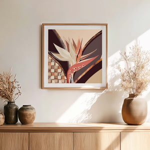 Strelitzia No.1 - Terracotta Reverie | Fine Art Paper Print