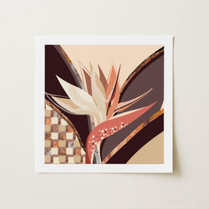 Strelitzia No.1 - Terracotta Reverie | Fine Art Paper Print