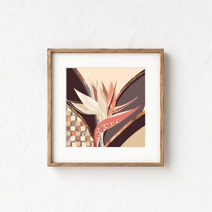 Strelitzia No.1 - Terracotta Reverie | Fine Art Paper Print