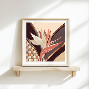 Strelitzia No.1 - Terracotta Reverie | Fine Art Paper Print