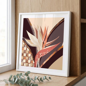 Strelitzia No.1 - Terracotta Reverie | Fine Art Paper Print