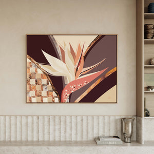 Strelitzia No.2 - Terracotta Reverie | Canvas Print