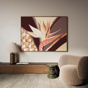 Strelitzia No.2 - Terracotta Reverie | Canvas Print
