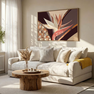 Strelitzia No.2 - Terracotta Reverie | Canvas Print